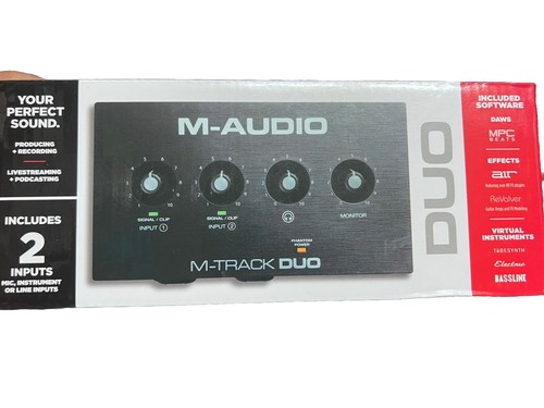 M-Audio M-Track Duo 2-Channel USB Audio Interface - Picture 3 of 4