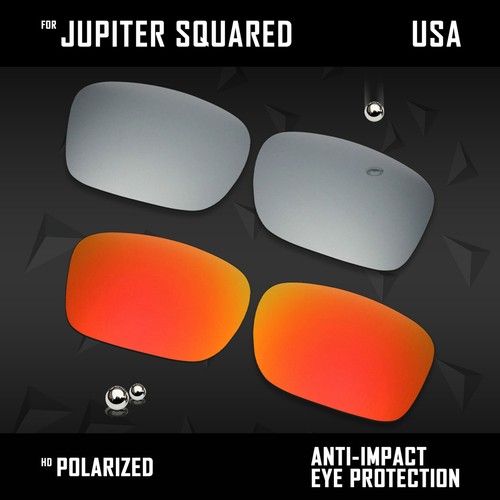 Anti Scratch Polarized Lot Replacement Lenses for-Oakley Jupiter Squared OO9135 - Picture 23 of 34