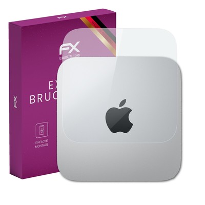 atFoliX Glasfolie für Apple Mac mini M2, M2 Pro Displayfolie 9H Schutzpanzer