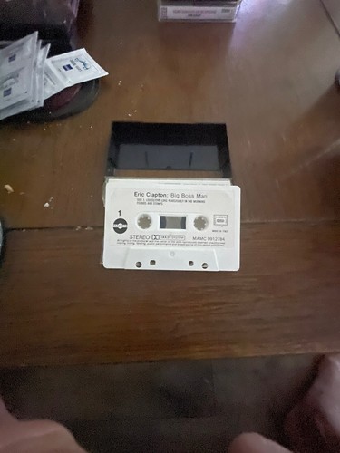 Eric Clapton Big Boss Man Cassette Tape with white label - Picture 5 of 5