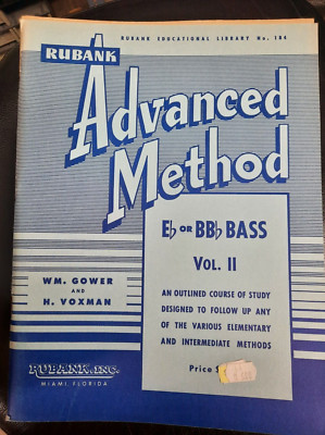 Hal Leonard Rubank Advanced Method - Eb Or BBb Bass Volume 2