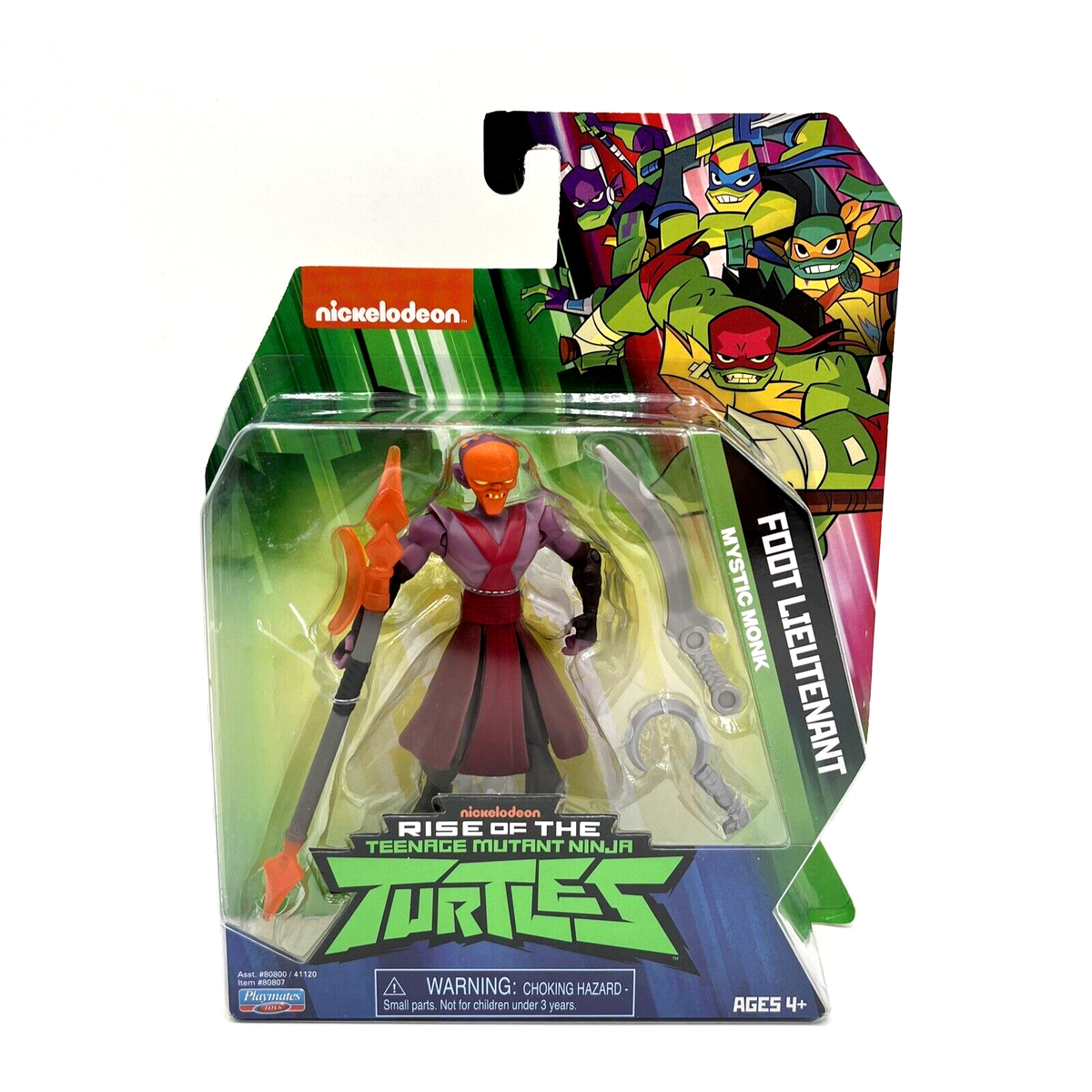 Rise of The Teenage Mutant Ninja Turtles Foot Lieutenant TMNT Mystic Monk