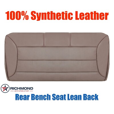 1995 Ford Bronco -Rear Bench Seat Lean Back PERFORATED Leather Seat Cover TAN