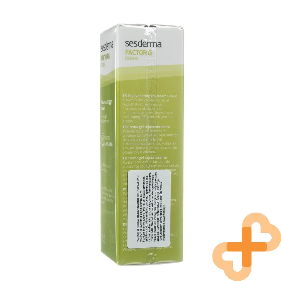 SESDERMA FACTOR G Verjüngende Gel-Creme 50 ml Globales Anti-Aging Mit Vitamin E - Bild 4 von 4