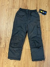 NWT Youth Size 6x/7 Ixtreme Outfitters Insulated Snow Pants Double Knee Gray
