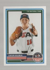 V78a) 2023 Panini USA Baseball Stars and Stripes Carson Bolemon RC #22