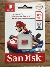 SanDisk 128GB microSDXC Memory Card Nintendo Switch - SDSQXBO-128G-AWCZA 