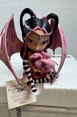 Rare VTG Hamilton Collection Fiery Dragonfly Dusty Fairy Figurine #1494A COA