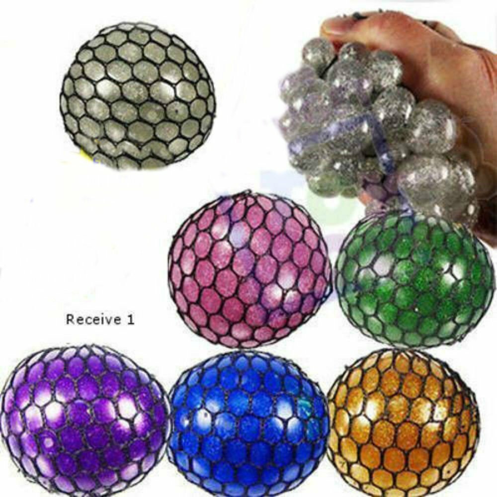 glitter stress ball