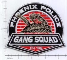 Arizona - Phoenix Gang Squad AZ Police Dept Patch
