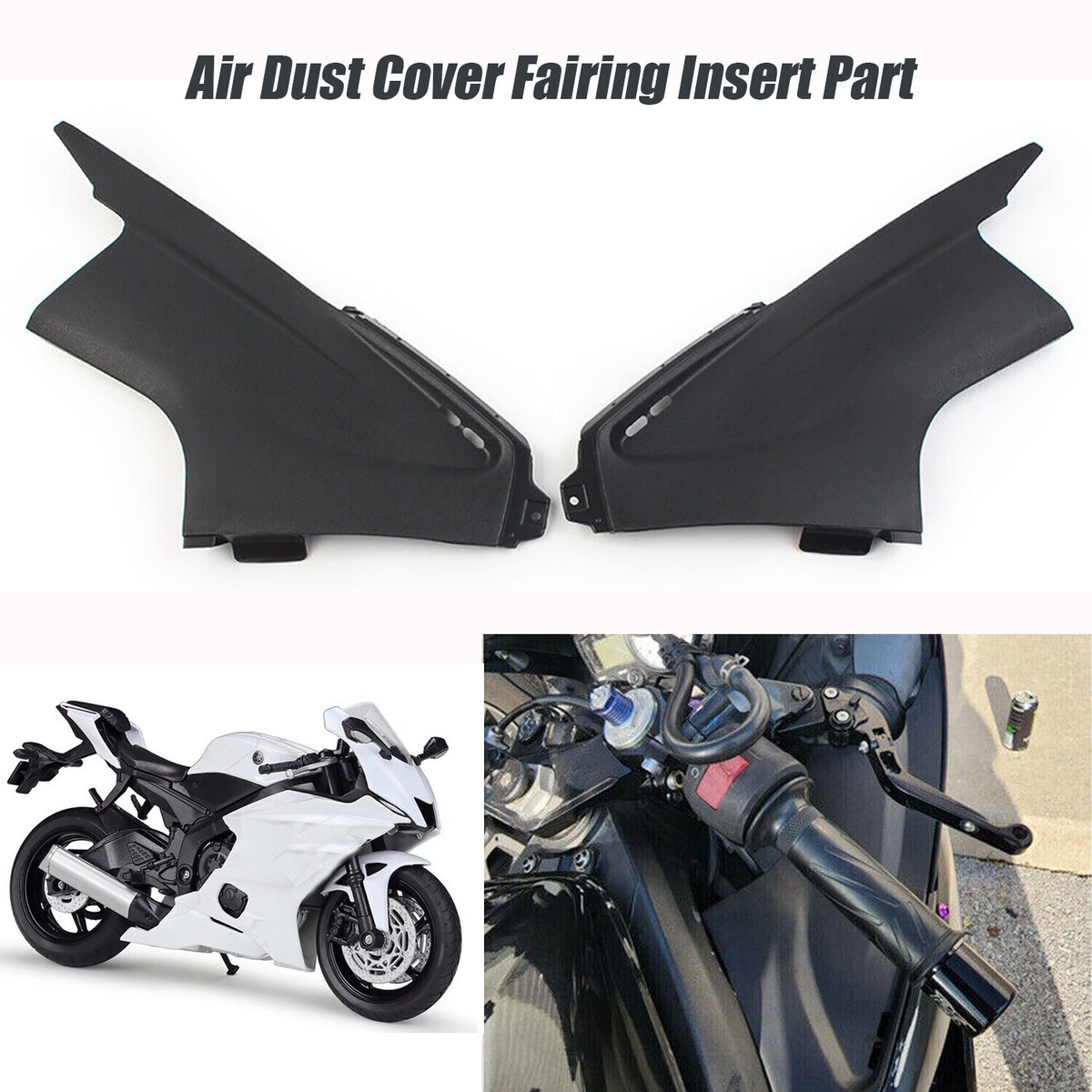 Side Air Dust Cover Fairing Insert Part For Yamaha YZF R6 03-05