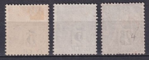 Cochin China 1886, Yvert # 2-4, VF MLH*, Without Gum ! - Picture 2 of 2