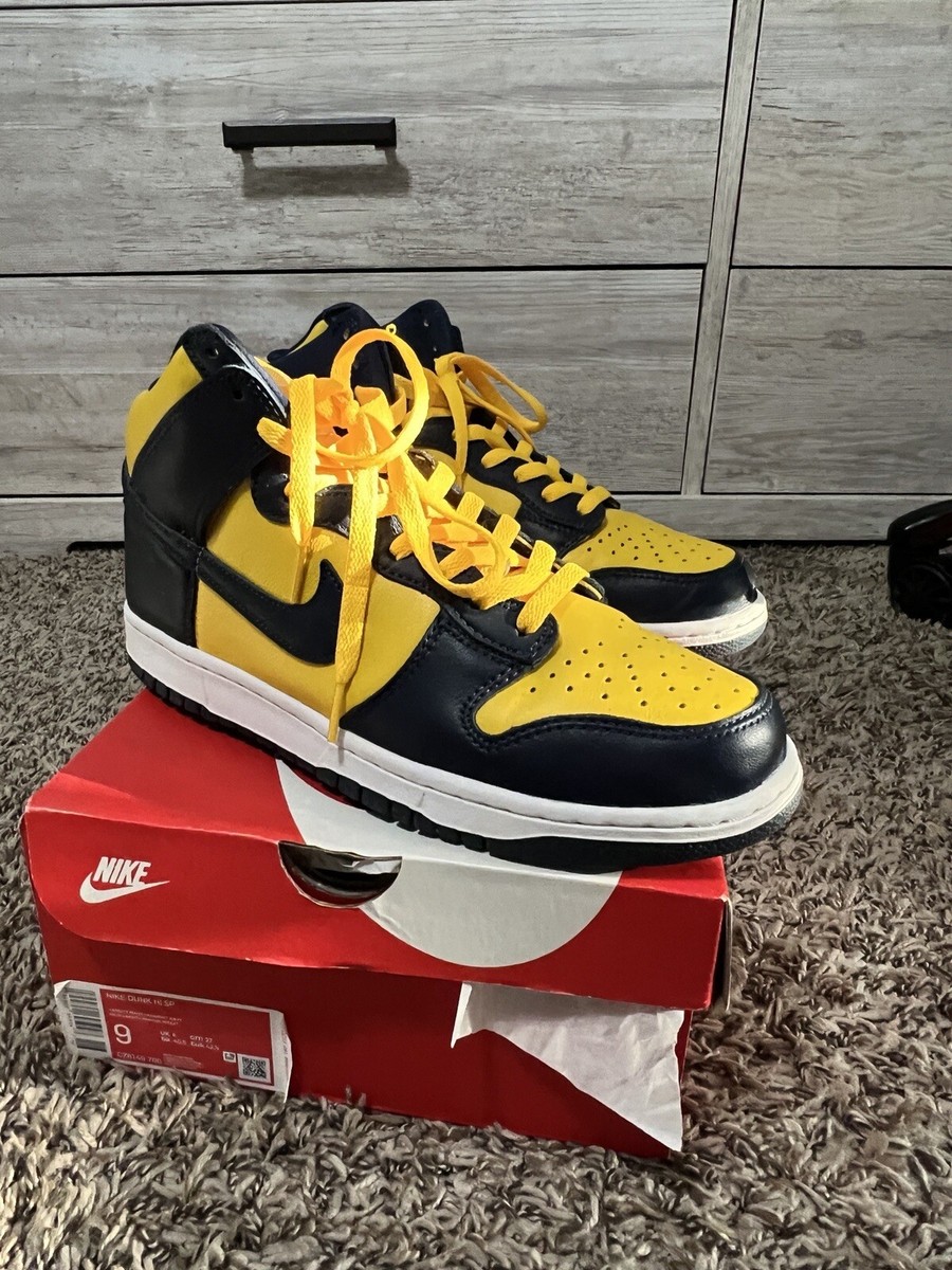 Size 9 - Nike Dunk SP 2020 High Michigan | eBay