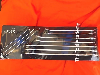 Ultra Thin Spanner Set Tool Control Foam Tray 10 Piece 6mm - 24mm Open Ended TS1