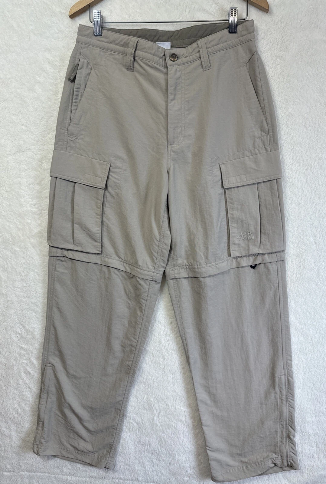 The North Face Pants Mens 32 Beige Convertible Cargo Hiking Trail