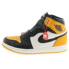 Size 9.5 - Jordan 1 Retro OG High Yellow Toe for sale online | eBay