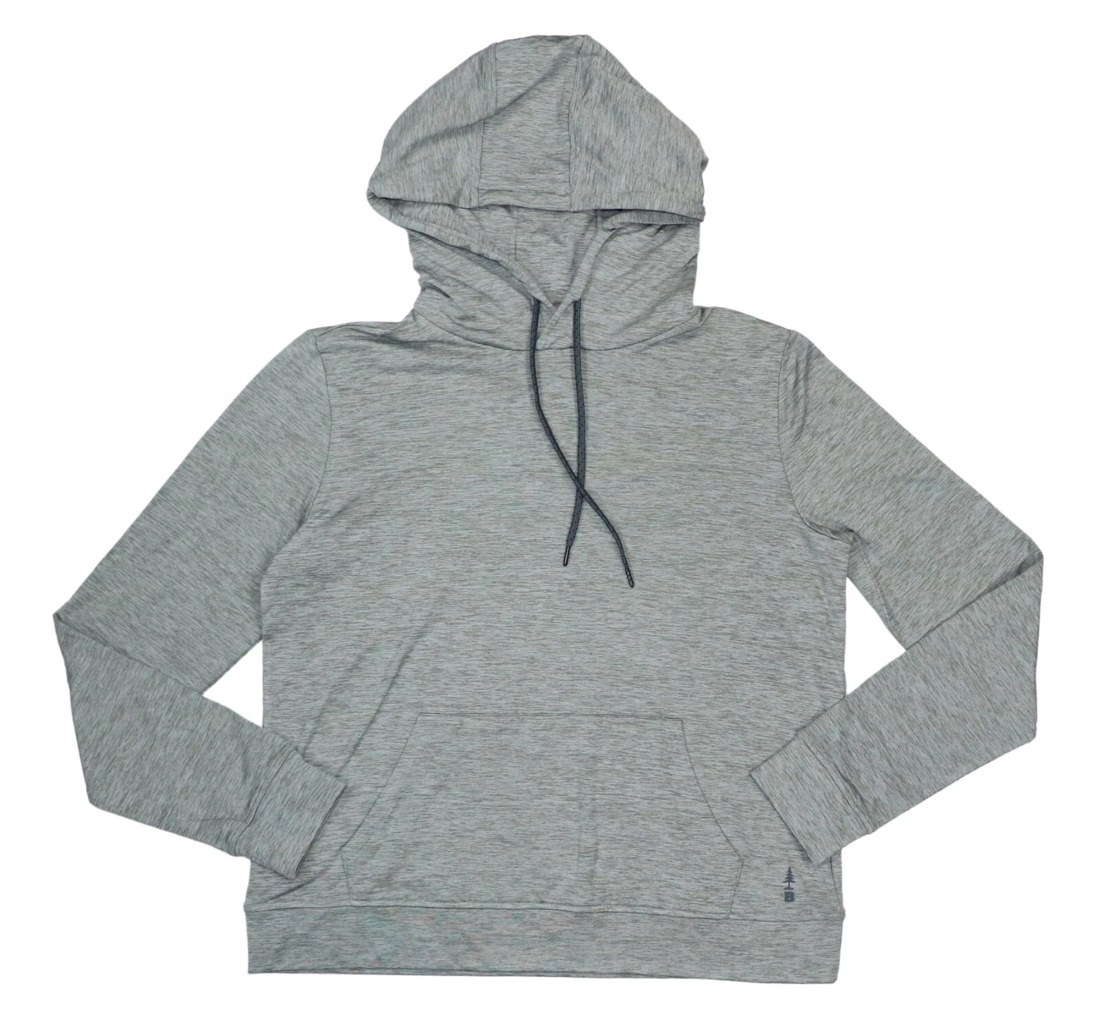 Bass Outdoor Lightweight Pullover Drawstring Hooded Women's Top M NWT Asphalt