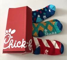 NEW Chick Fil A One Signature Member 3-Pack Adult Socks Rare Sock Club Sox CFA