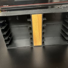 Vintage Plastic 12 Cassette Tape Storage Rack Holder Organization wall hanger