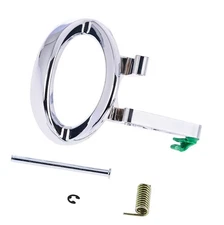 Right Chrome Inside Door Lever Handle Repair Kit for 2002 thru 2007 JEEP Liberty