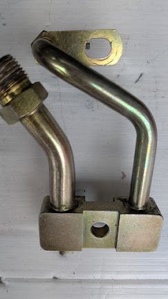 FERRARI 456M AIR CONDITIONING compressor 204539 MANIFOLD OUTLETT FITTINGS