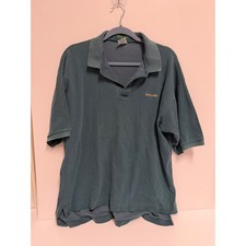 Outer Banks Schlage Logo Polo Shirt XL Mens Green Short Sleeve Cotton USA Made