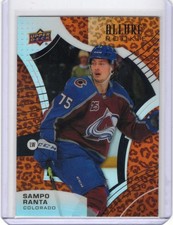 21-22 Upper Deck Allure Leopard Sampo Ranta RC Avalanche