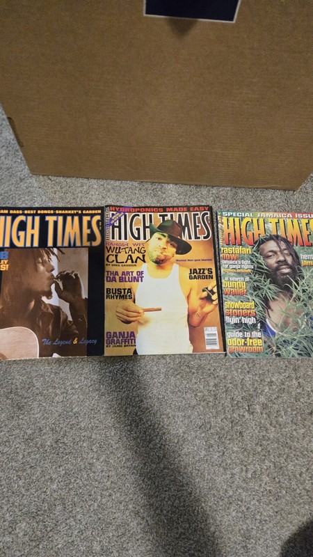 High Times Magazine Lot Wu-Tang Clan , Bob Marley, Hemp In Jamaica 