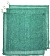 3 Pack 12x12 Rough Nylon Exfoliating Bath Cloth Body Scrubber Shower Towels