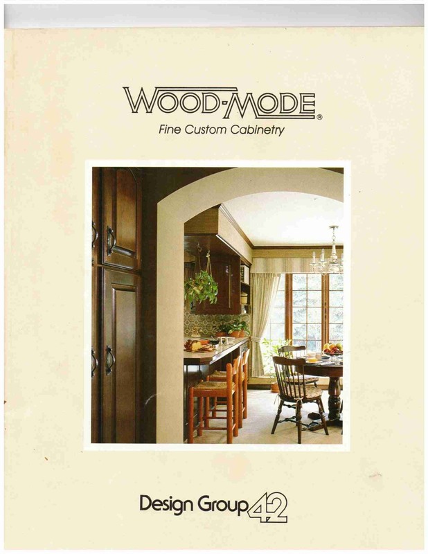 Wood-Mode Fine Custom Cabinetry Design Group 42 Advertising Book 1984