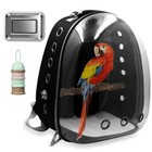 Pet Bags Bird Carrier Parrot Travel Backpack Transparent Space Capsule Carrying