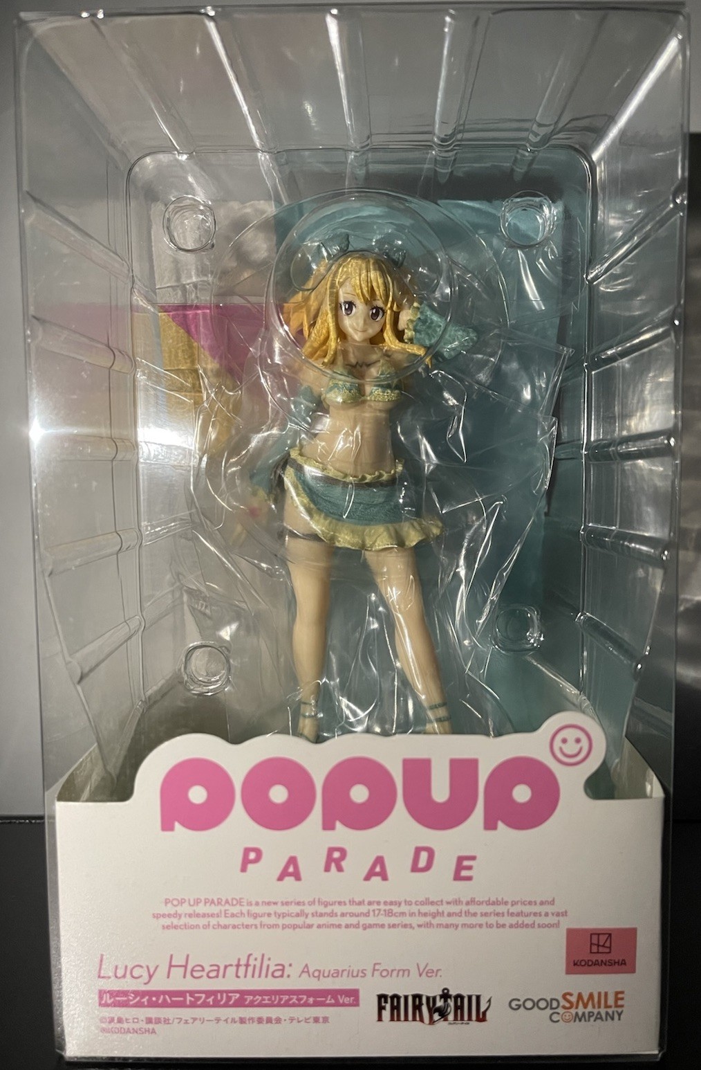 Good Smile Company Lucy Heartfilia Figure POP UP PARADE Fairy Tail Anime Boxed