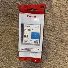 Image of Genuine Canon PFI-101c Cyan Ink cartridge