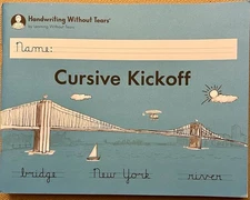 Handwriting Without Tears Cursive Kickoff Student Workbook