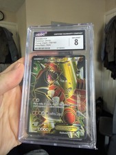 CGC 8 Groudon EX 150 (2015) Primal Clash 150/160  Ultra Rare Holo / LOW POP
