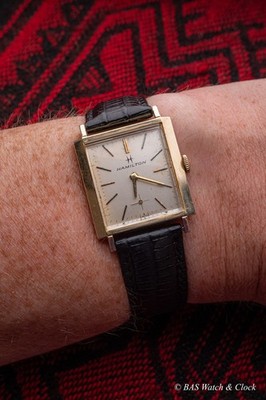 Vintage Hamilton Thinline 6501 - Square Gold Filled - Fully Serviced