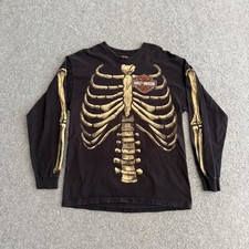Harley Davidson Skeleton Bones 2009 Vintage L...
