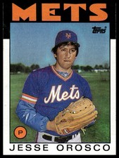 1986 Topps #465 Jesse Orosco New York Mets Baseball