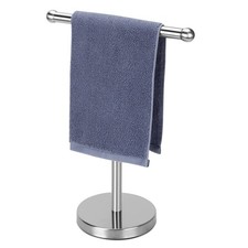 Hand Towel Holder, Hand Towel Rack Stand with Heavy Weighted Base, Countertop...
