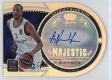 2024-25 Crown Royale EuroLeague Majestic Signatures 16/25 Anthony Randolph 3d3