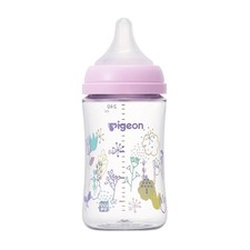 Breastfeeding experience baby bottle 240ml around 3 months  plastic flower gard