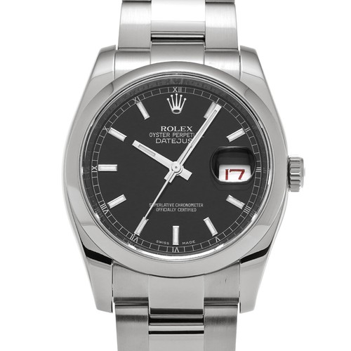 ROLEX Datejust 116200 black WATCH 729669