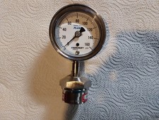 Ashcroft Duralife PLUS Pressure Gauge with 316 SS Diaphragm Seal, 2.5 160 PSI