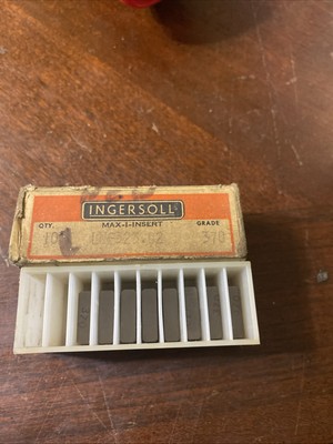 Lot of (8) INGERSOLL LNE323.02 GRADE 370 indexable milling inserts - NOS (I34)