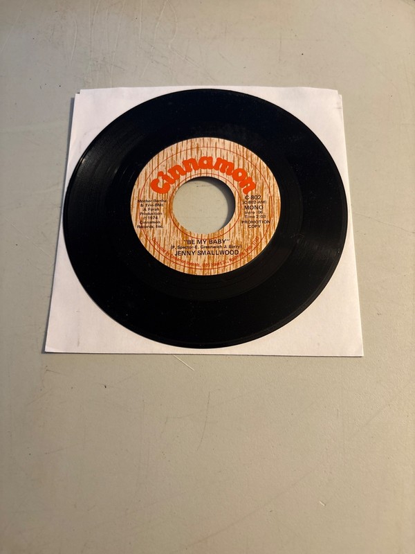 JENNY SMALLWOOD BE MY BABY 45 PROMO CINNAMON C-802 1974 7" VINYL RARE SOUL VG+