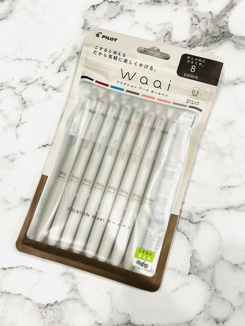 PILOT waai Ballpoint Pen 0.5mm 8 Color Set
