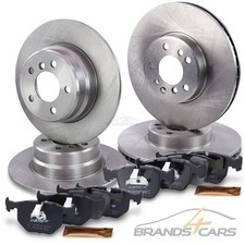 ATEC BREMSSCHEIBEN+BREMSBELÄGE BREMSKLÖTZE VORN+HI FÜR BMW X5 E53 3.0 4.4 00-12