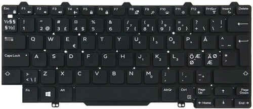 Touche De Clavier De Rechange Pour Dell Latitude E5250 E7250 Etc. - Modèle DE301, Occasion