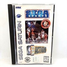 Sega Saturn NBA Action (Sega Saturn, 1996) CIB Complete With Registration Card