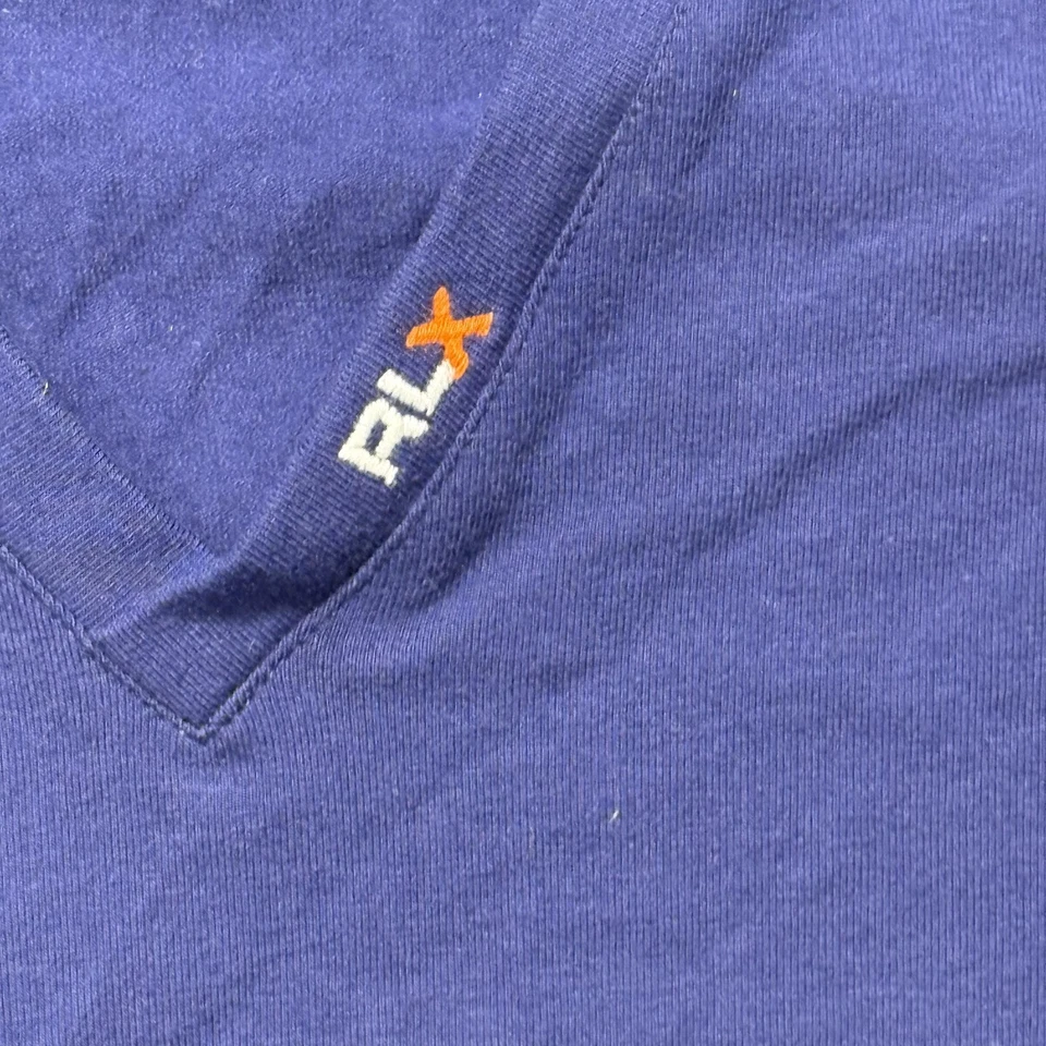 Camisa Polo Deportiva RLX Para Mujer Grande Cuello en V Elastizada Spandex Atlética Nueva Foto 3 de 4